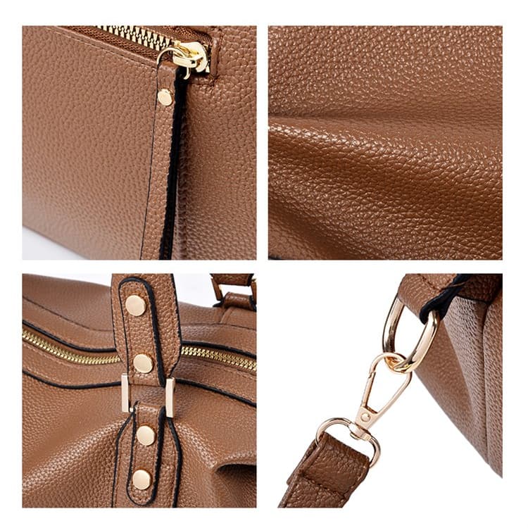 Lychee pattern Boston bag women's carry messenger bag