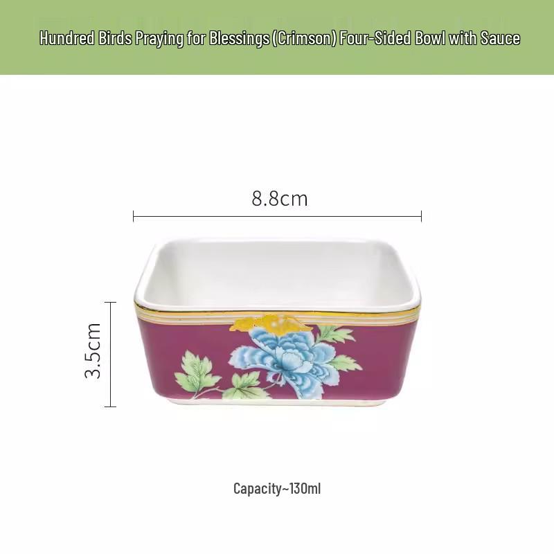Exquisito Juego de Cuenco y Plato de Cerámica China: Vajilla Creativa Festiva de Porcelana Ósea con Cuencos, Platos y Cucharas