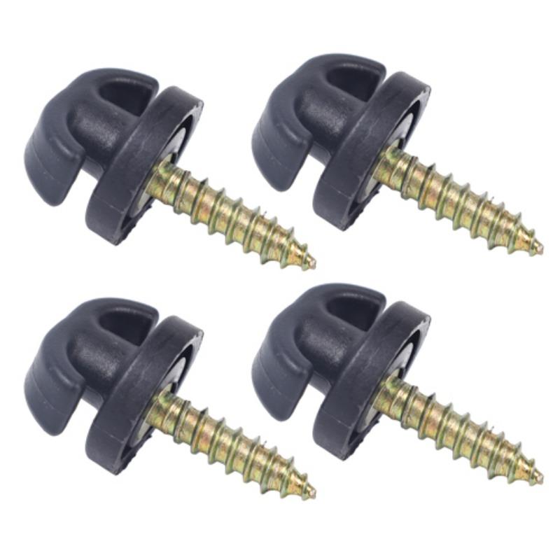 Car Rear Trunk Net Hook Storage Net Clip Hook Seat Mesh Buckle Car Trunk Screw Fixing Hooks Car Interior Organizers