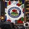 Wall Hanging Tapestry Blackburn Rovers Football Print Cloth for Living Room Bedroom Home Decor
