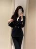 Women's Non-Iron Professional Suit Set – Ideal for College Interviews, Formal Wear, and Commutes. Two-Piece High-End Set for Spring and Autumn.