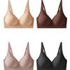 Traceless invisible jelly glue lift Traceless beautiful back underwear Small breasts gather Anti-sagging steel ring bra Thin