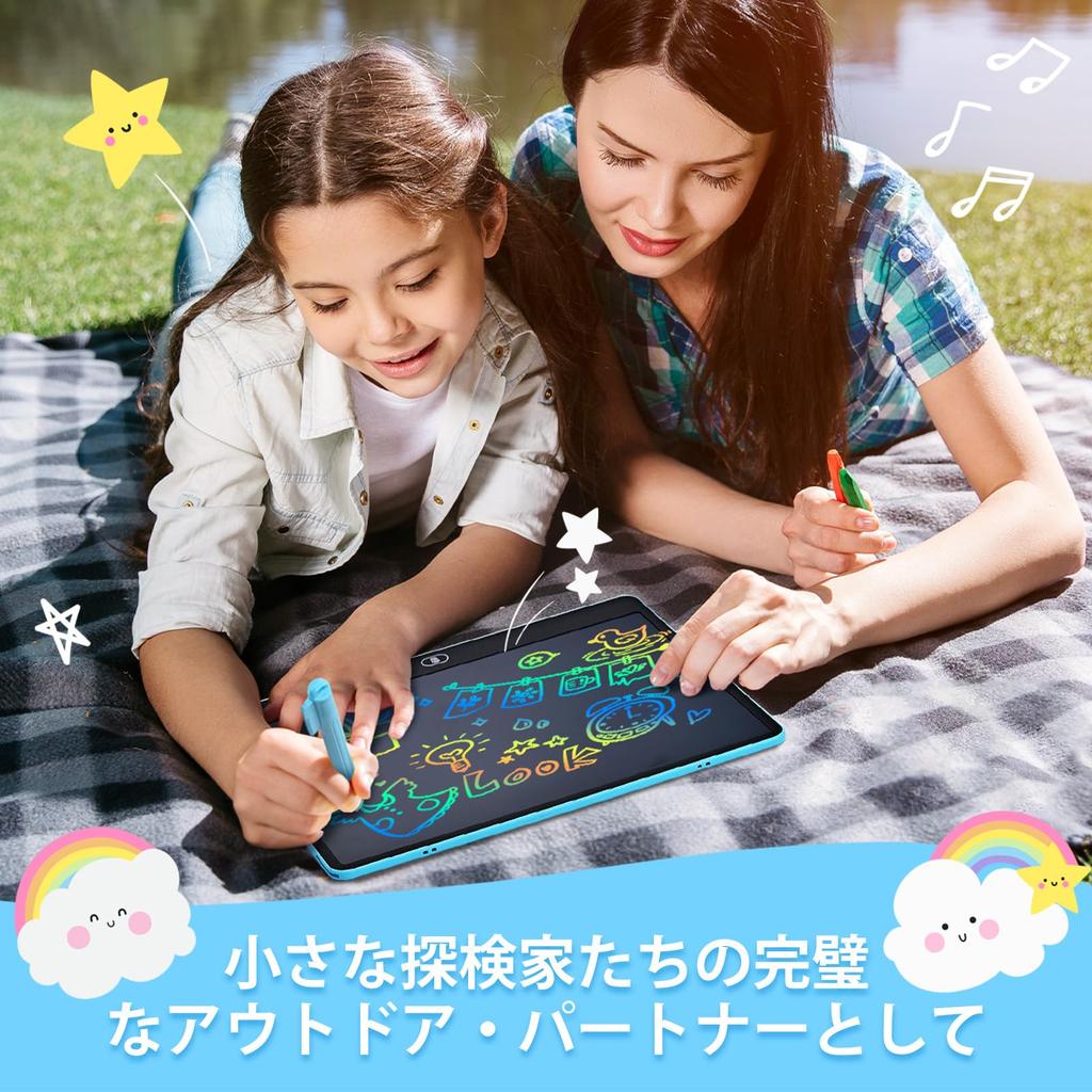 Cimetech Caderno Eletrônico de Desenho para Idades Perfeito para Meninos e Presentes Novos e de Férias Azul Placa de 16 polegadas, Crianças, 3-10, Meninas, Natal, Aniversários,