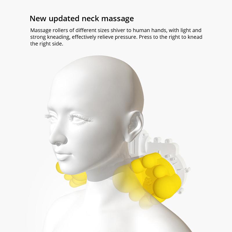 Electric Vibrator Heating Back Neck Massager Mattress Waist Cushion Mat Home Office Relax Bed Pain Relief Health Care Gifts