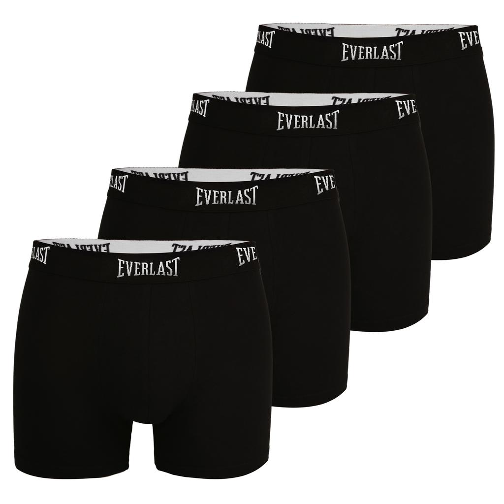 EVERLAST Men's Boxer Shorts Set Black Rubber Cotton Set of 8
