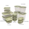 17 Pieces Bread Box Bins with Lid Container for Countertop