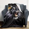 1pc Tiger Pattern Soft & Warm Polyester Knit Blanket, Digital Printed, All-Season Throw for Napping, Traveling, Sofa yy250906012