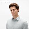 Tommy Hilfiger Jaqueta Camisa Masculina de Algodão Puro Oxford de Manga Longa