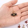 1 Piece Mini Flower Heart Star 304 Stainless Steel Charms Multicolor Cubic Zirconia 18K Gold Plated Pendant DIY Necklace Making