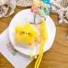 Soft Star Doll Pendant Cartoon Chirping Star Pendant Lovely Plush Star Keychain  Birthday Gift