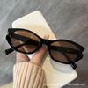 Retro High-End Polygon Sunglasses: Unisex UV Protection with Face-Slimming Design
