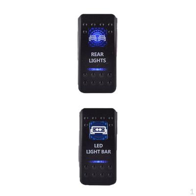 2pcs Bar Lights Toggle Boat