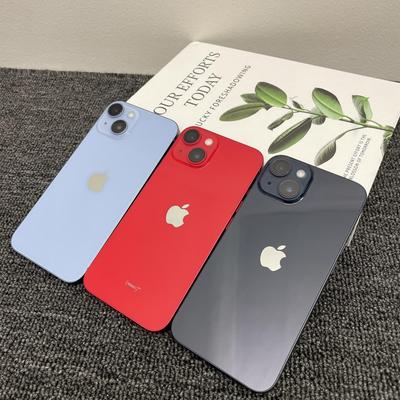 Genopfrisket Apple iPhone 14 Smartphone med Nano-SIM+eSIM