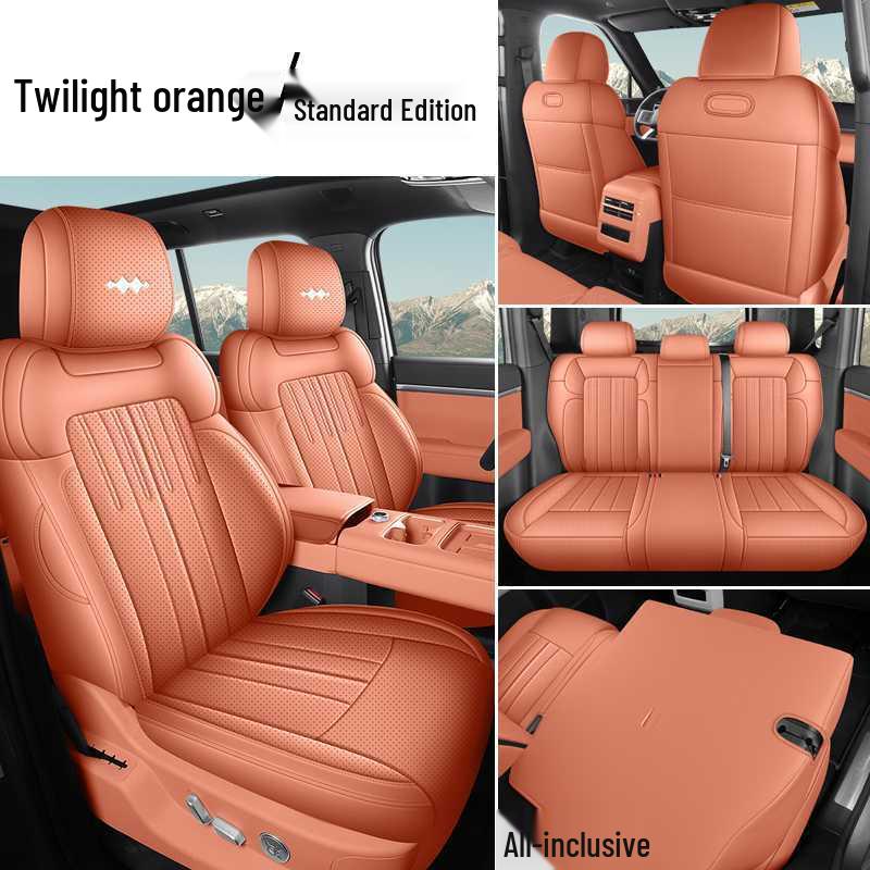 Equation Leopard Titanium Leather Car Seat Covers - Universal 7-Seater, Breathable & All-Season Cushion.