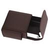 PU Leather Cigarette Box Woven Pattern Cigarette and Lighter Holder Multifunctional 20 Pieces Cigarette Case