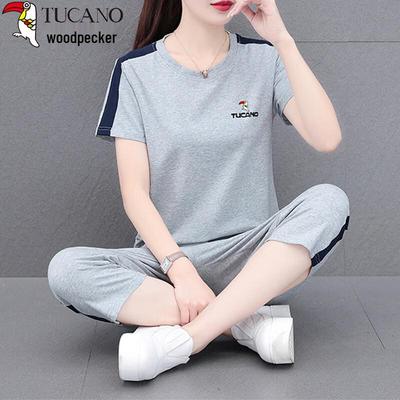 Woodpecker Women's Cotton Capri Sports Suit