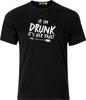 If I'm Drunk Its Her Fault Funny Adult Xmas Cotton T Shirt Mens Womens Tees Top