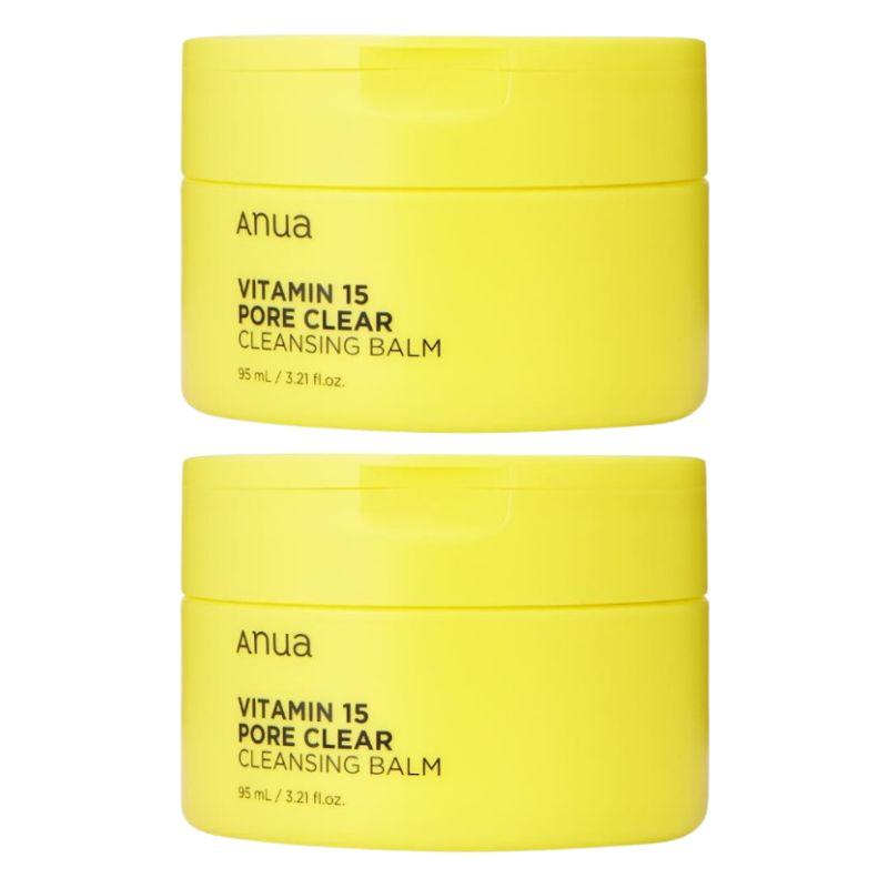 Anua Vitamin 15 Pore Clear Cleansing Balm 95ml with 15 Vitamins, PHA, LHA, 3 Hyaluronic Acids & Vita C Meta Oil