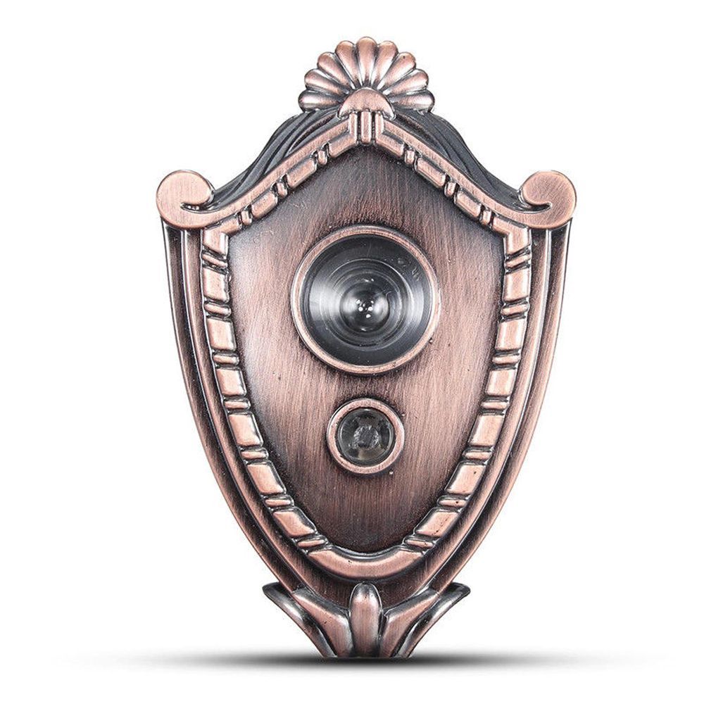Wide Angle Home Security Hole Viewer 180 Degree Cat's Eye Doorbell Security Door Peep Sight Hole