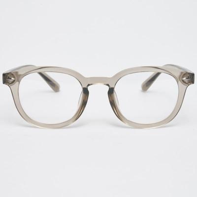 Aloeyewear AL5305 1313 Rilsan Klar Kräftige Vintage Fassung Transparent Khaki Brille