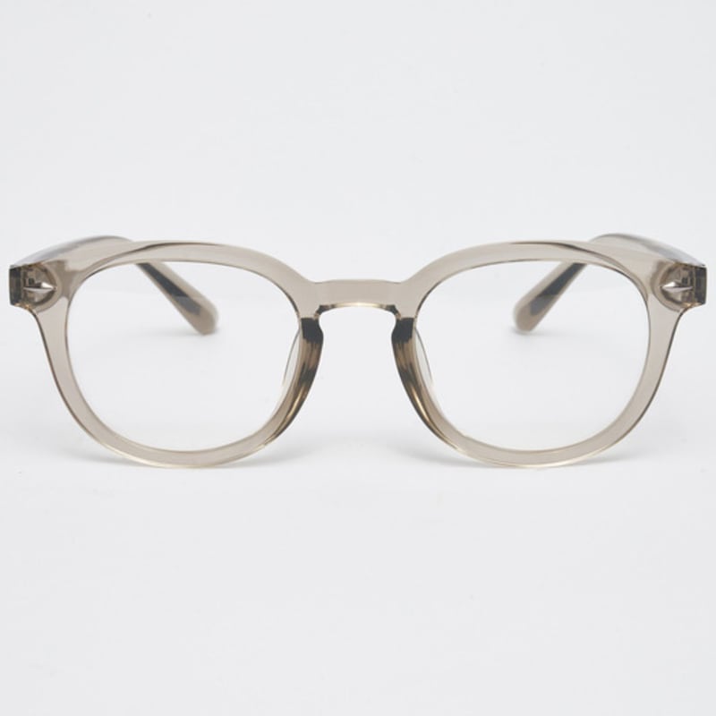 

aloeyewear AL5305 1313 Rilsan Clear Bold Vintage Frame Transparent Khaki Glasses NONE