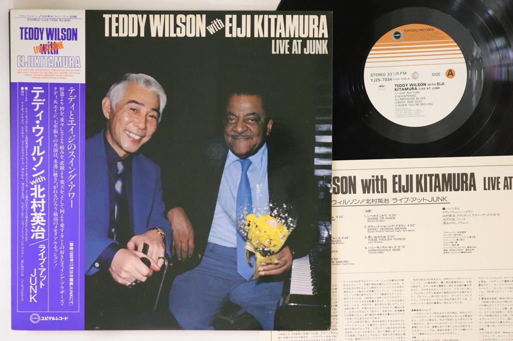 LP Record TEDDY WILSON - Live At Junk YJ257034 YUPITERU 1981 Japan Obi Jazz Used