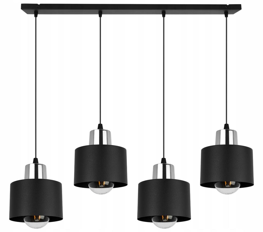 MODERN CEILING HANGING LAMP BLACK LED LAMP