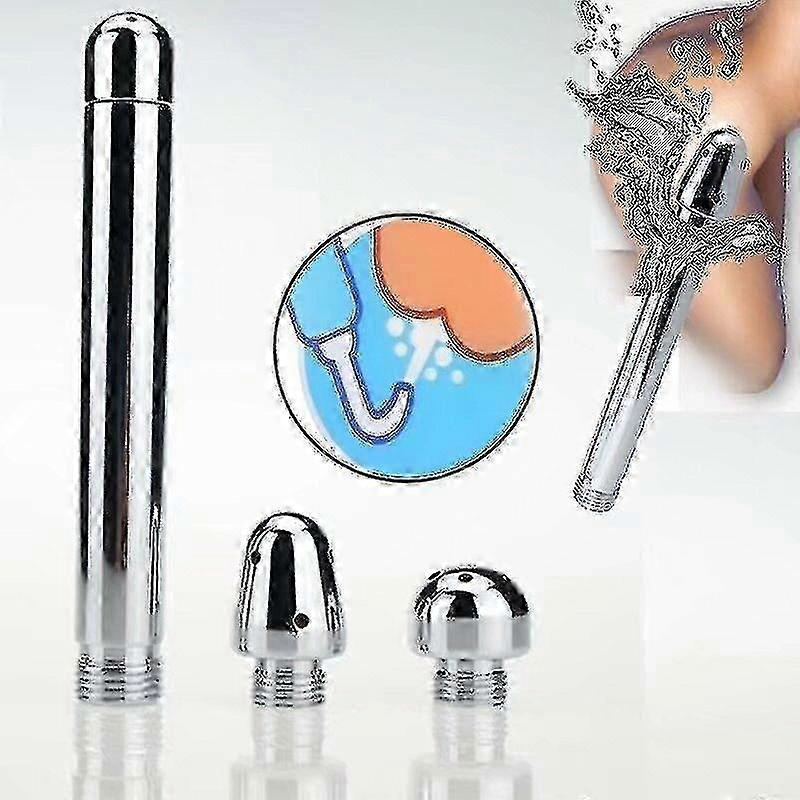 3 Style Head Shower Enema Water Nozzle Anal Douche Vaginal Colon Clean Tool Kit 2025