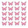 20 Stück 2D Große Schmetterling Wandaufkleber Selbstklebende Schmetterlingssticker Abziehen und Aufkleben Abnehmbare Wandmalereien für Küche Schlafzimmer Wohnzimmer
