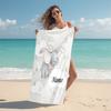 Personalized "Baby Dumbo Adventure" Beach Towel Microfiber Beach Towel Thin Absorbent for Beach Swimming Yoga Bath Sports. 0910320
