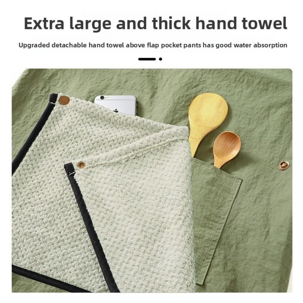 Handtuch-Kochschürze Taslon Arbeitskleidung Kawaii Kaffee-Overalls für den Heimgebrauch