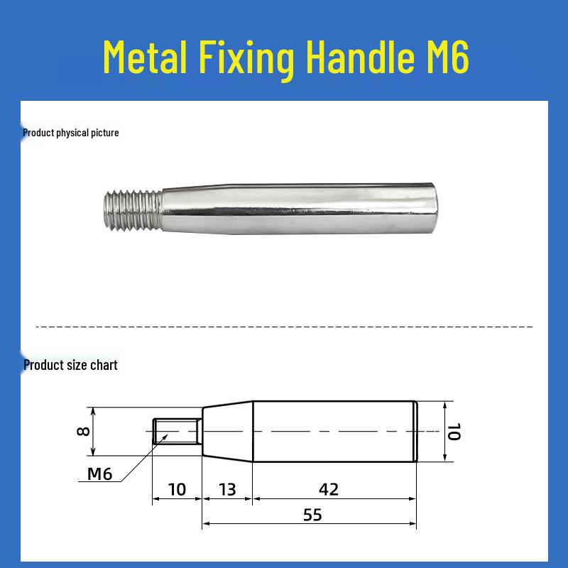 Foldable Bakelite Handwheel Crank with Chrome-Plated Iron Core