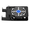 Three in One Aluminum Alloy Tablet Stand Non Slip DC Fan Desktop Phone Mount Radiator(Black )