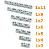 Studless Liftarm Crane DIY Brick Special Parts MOC Technical 1x3 1x4 1x5 1x6 1x7 1x9 1x11 Beam Center Thick Hole Building Blocks