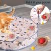 Smart Interactive Cat Toys Ball Fast Rolling In Pouch Hide and Seek Kitten Toy Motion Activated Interactive Cat Toy for Indoor