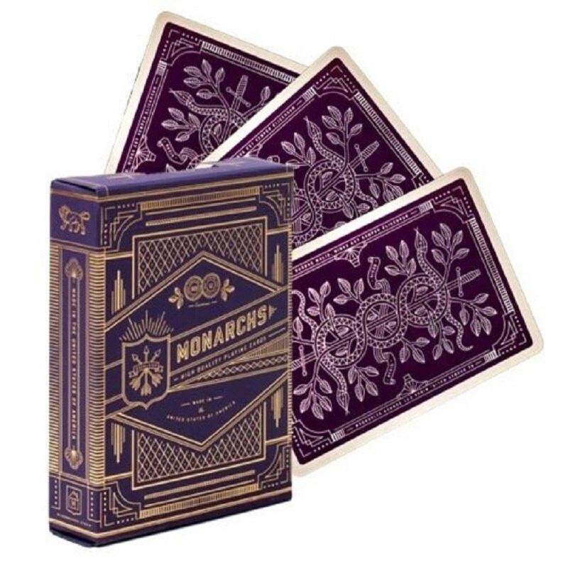 Theory11 Monarch Oyun Kartları Bisiklet Monarchs Destesi Poker Boyutu Kart Oyunları Sihir Hileleri