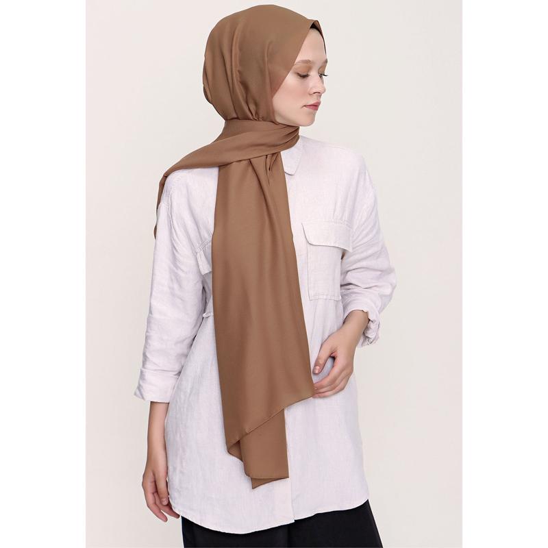 

Мягкая шаль Miray Plain Caramel