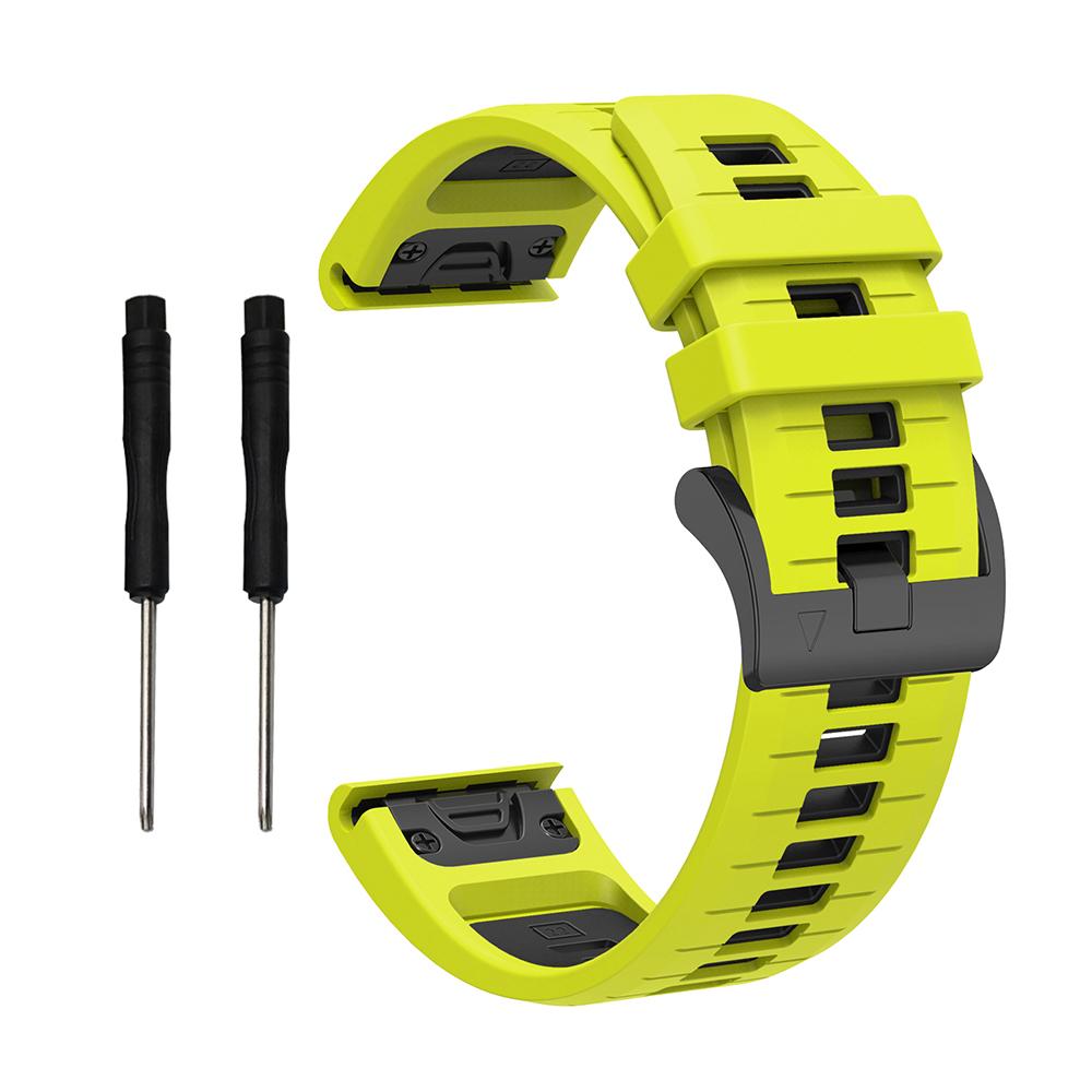 Silicone Watch Strap 26mm 22mm For QuickFit Garmin Band Fenix 8 7X 7 7S 6X 6 Pro 5 5X Epix 2 Forerunner 965 955 945 Instinct 2