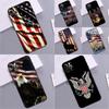 Flagge Amerikanische USA Flagge Stoßstangen Hülle Für iPhone 15 16 14 Pro Max 11 12 13 Pro Max Mini XR 16e 16 15 Plus Handyhülle