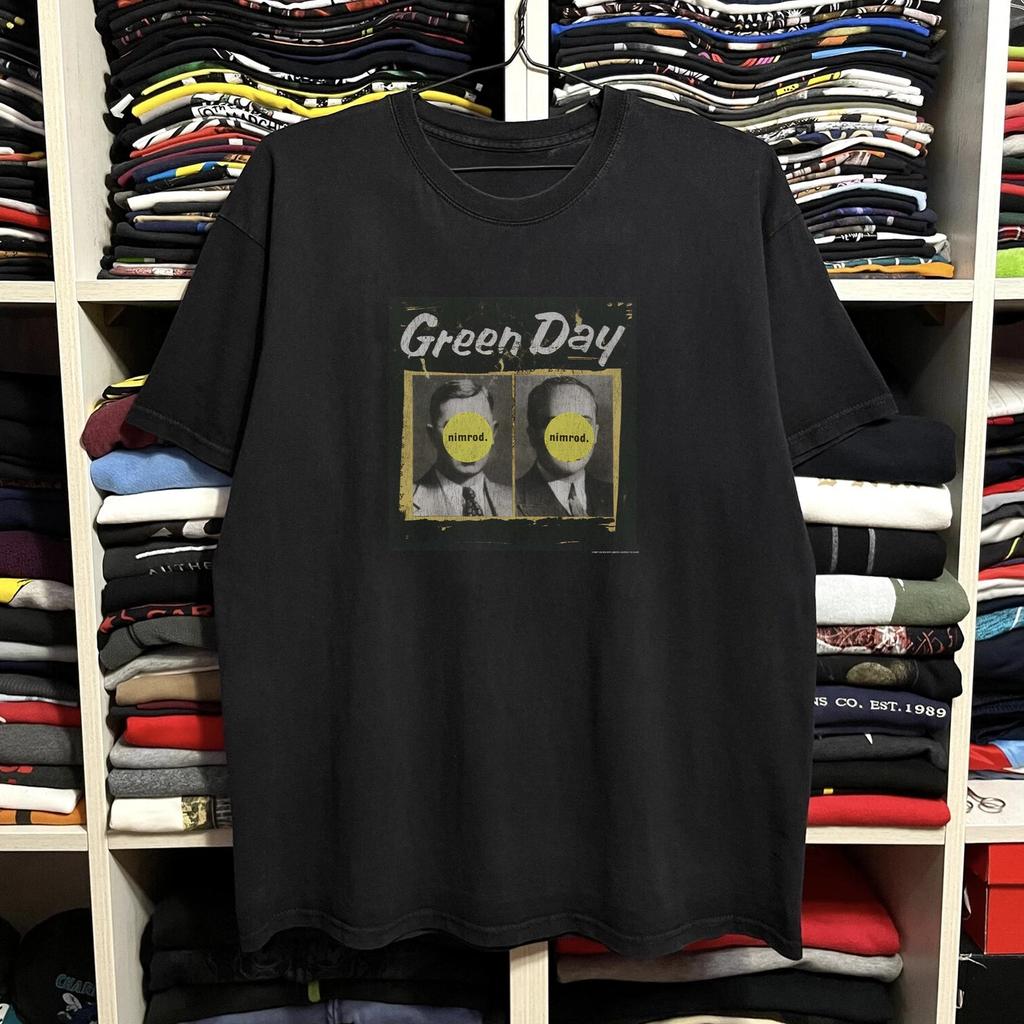1997 Green Day Nimrod Washed T-Shirt Black L