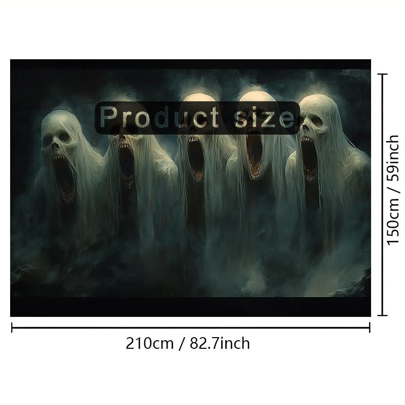 Halloween party birthday and event backdrop with horror theme - suitable for both indoor and outdoor use Halloween decoration