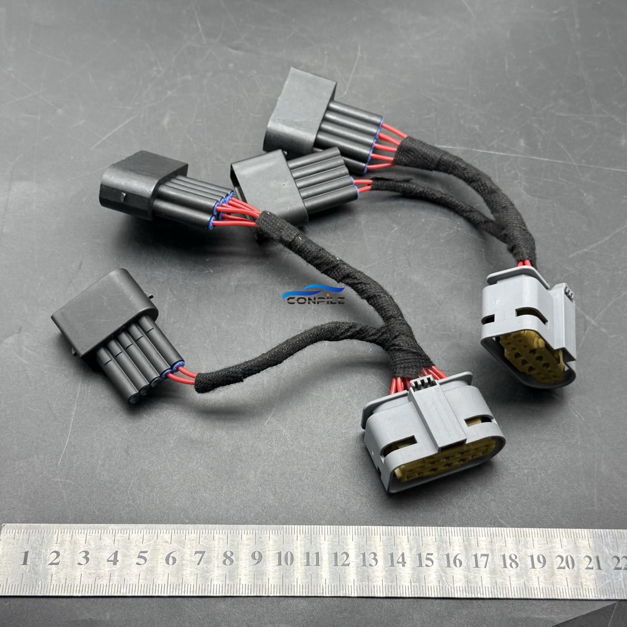 

A pair for W221 Mercedes Benz S car headlights upgrade from previous models to later models, headlight adapter wire harness A Pair