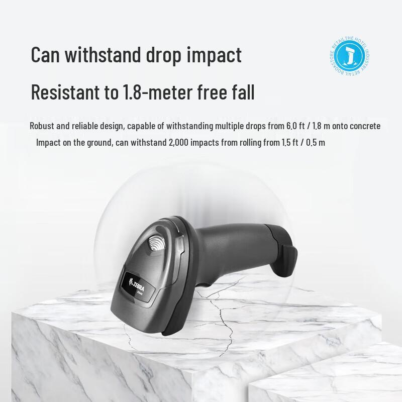 Zebra DS4608-SR Wired 1D/2D Barcode Scanner