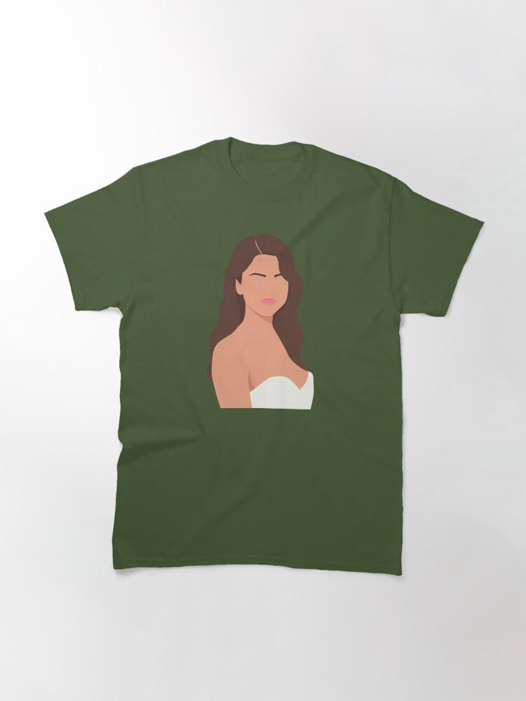 Selena Gomez Lineless Illustration Classic T-Shirt