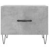 Coffee Table Concrete Gray 50x50x40 cm Wood Based Material