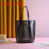 Pvc Transparent Tote Bag With Large Capacity For Beach And Swimming Pool Use