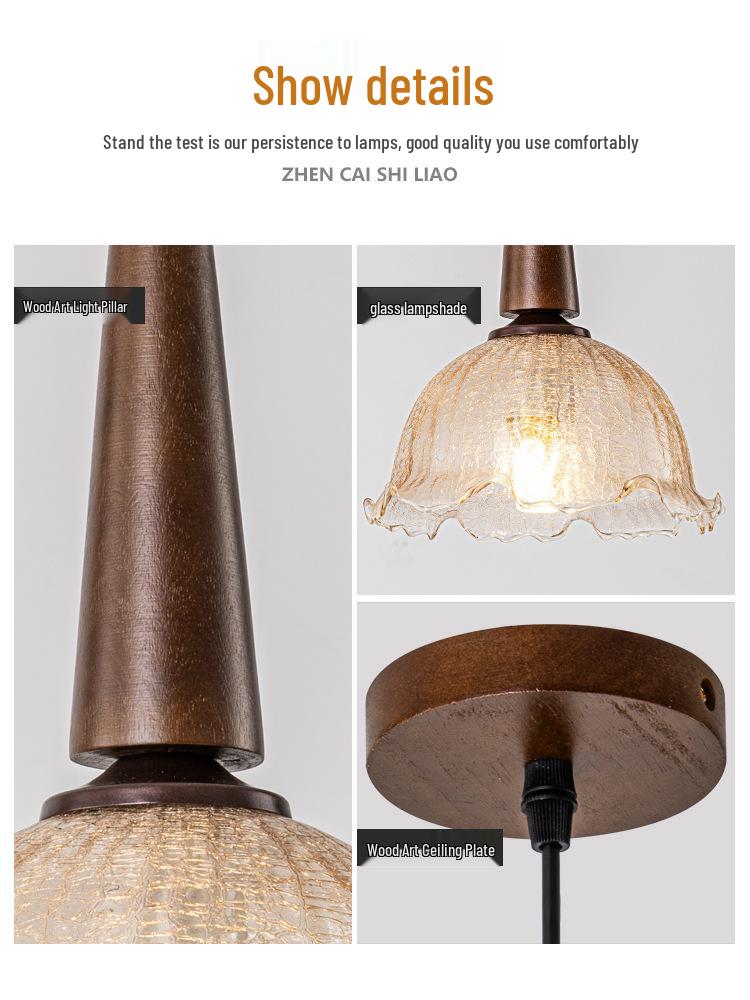Elegant Chinese-Style Retro Pendant Light for Bedroom, Restaurant, or Hallway