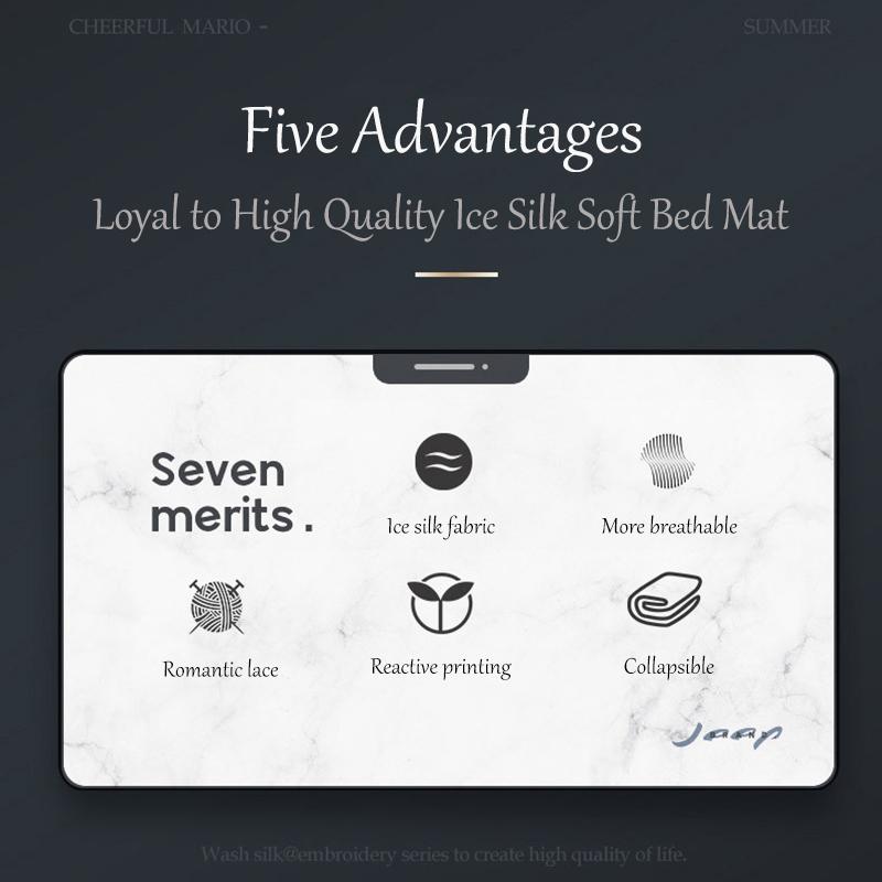 Blondertilpasset laken Luksus sengetøysett Romantisk ismatte sammenleggbare broderte laken Lin Sengetøy Queen Sengeteppe med skjørt