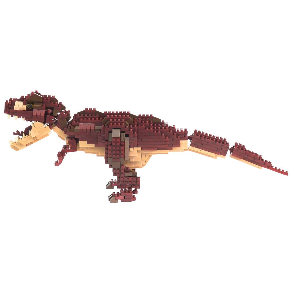 Nanoblock Dinosaur Deluxe Edition Tyrannosaurus Rex & Tyrannosaurus Skeleton Model Set of 2 A004