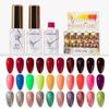 160-Color Versatile Solid Nail Gel Polish Set - New Season Bestseller